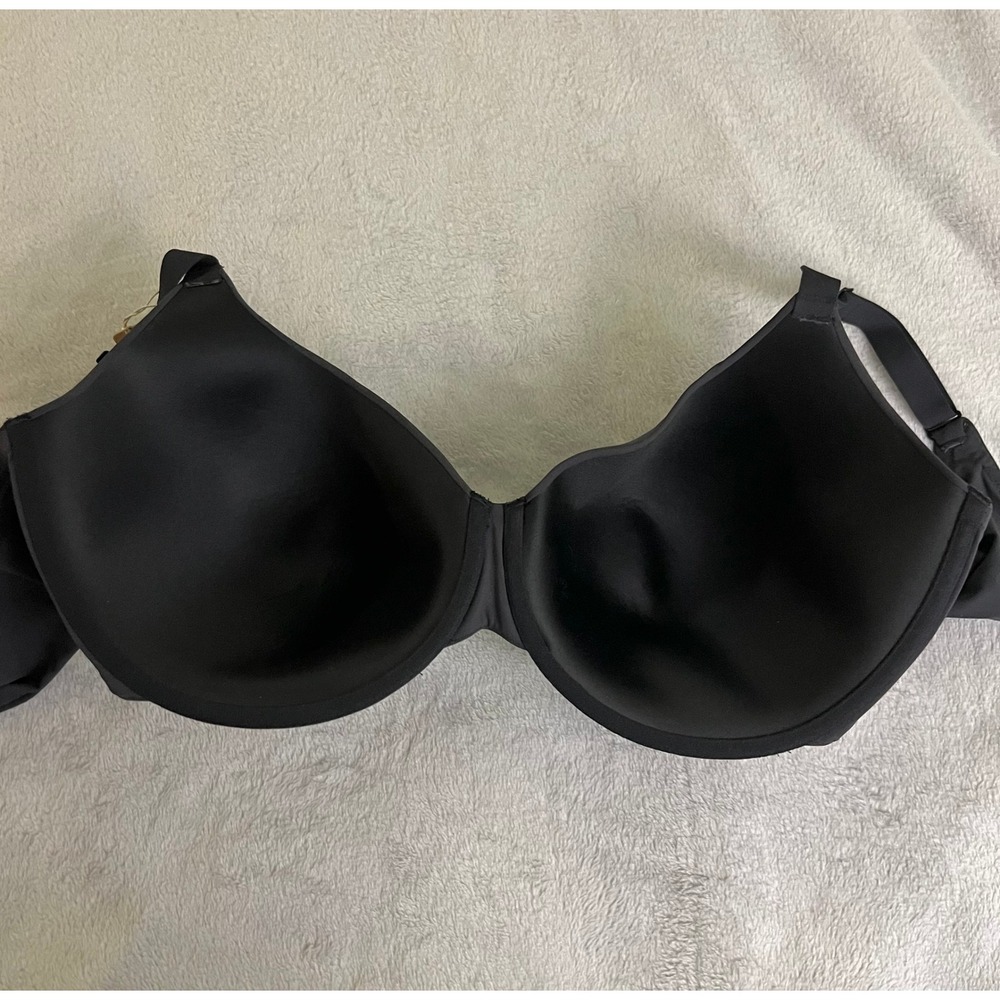 Skims 46D Fits Everybody T-Shirt Bra Onyx Black Underwire SK-BR-F-0164 - Picture 4 of 5